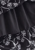 Boho Skirts in Mariana in Lace White, Purple and Black For Women